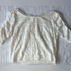 Joie Lace Blouse - Cream
